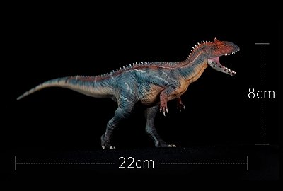 ALLOSAURUS AZUL GRTOYS HAOLONGGOOD DINOSSAURO CARNÍVORO MODELO CIENTÍFICO