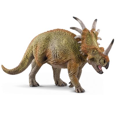 STYRACOSAURUS SCHLEICH DINOSSAURO RÉPLICA DE CERATOPSÍDEO BRINQUEDO IMPORTADO