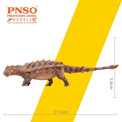 ZUUL CRURIVASTATOR PNSO CAYDEN RÉPLICA DE DINOSSAURO COURAÇADO MINIATURA CIENTÍFICA