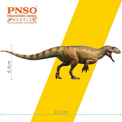 YANGCHUANOSAURUS PNSO "DAYONG" DINOSSAURO CARNÍVORO EM MINIATURA