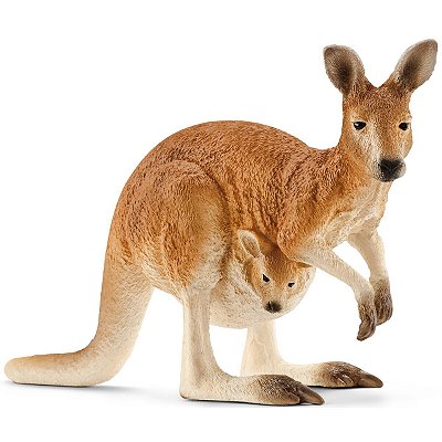 CANGURU SCHLEICH MINIATURA DE ANIMAL SELVAGEM AUSTRALIANO MARSUPIAL