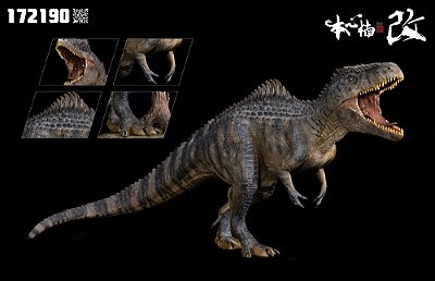 GIGANOTOSAURUS NANMU 2023 CINZA "KING OF THE BORDER" MINIATURA DINOSSAURO CARNÍVORO REALISTA GIGANOTOSSAURO