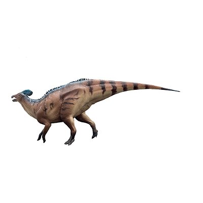 TLATOLOPHUS MARROM GRTOYS HAOLONGGOOD DINOSSAURO HERBÍVORO MINIATURA