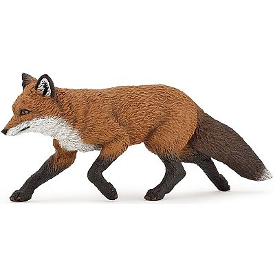 RAPOSA PAPO RÉPLICA DE MAMÍFERO BRINQUEDO DE ANIMAL SELVAGEM MINIATURA