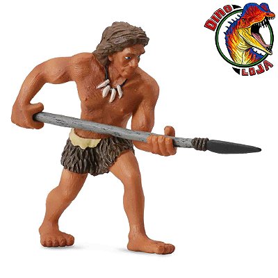 HOMEM DE NEANDERTHAL COLLECTA BRINQUEDO HOMEM DA CAVERNA PRÉ-HISTÓRICO