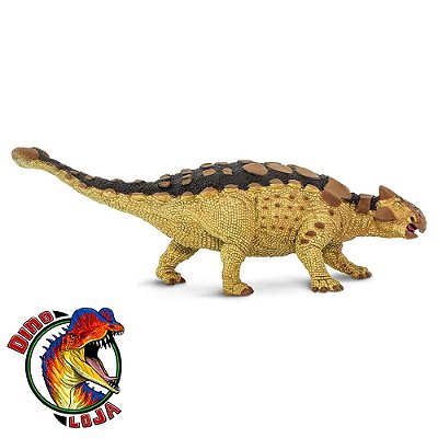 ANKYLOSAURUS SAFARI BONECO MINIATURA DE DINOSSAURO BRINQUEDO MUNDO DOS DINOSSAUROS ANQUILOSSAURO