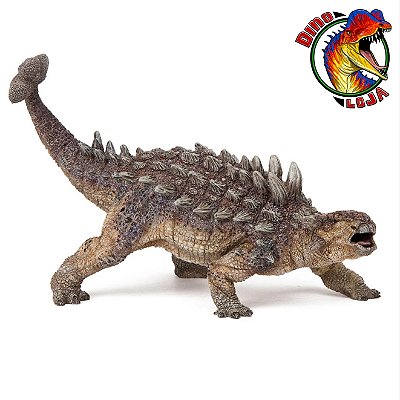 ANKYLOSAURUS PAPO 2011 MINIATURA DE DINOSSAURO BRINQUEDO DE DINOSSAURO COLECIONÁVEL ANQUILOSSAURO