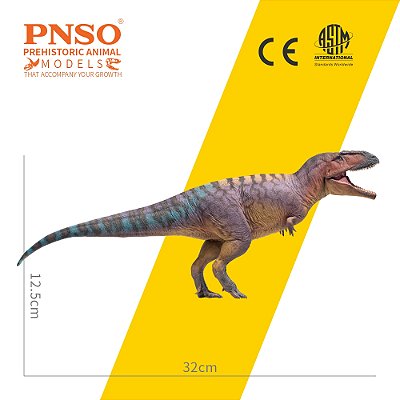 TYRANNOTITAN PNSO "MATEO" RÉPLICA DE DINOSSAURO CARNÍVORO MINIATURA DE PVC