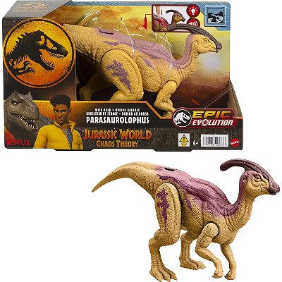 PARASAUROLOPHUS MATTEL WILD ROAR JURASSIC WORLD CHAOS THEORY PARASSAUROLOFO COM SOM TEORIA DO CAOS