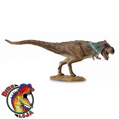 TIRANOSSAURO REX CAÇANDO BRINQUEDO DE DINOSSAURO MINIATURA DINOSSAUROS COLLECTA