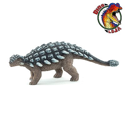 ANKYLOSAURUS MOJO FUN 2015 RÉPLICA DE DINOSSAURO HERBÍVORO DINOSSAURO DE BRINQUEDO PLÁSTICO
