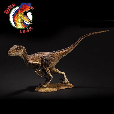 VELOCIRAPTOR WINSTON REBOR ESTATUETA DE DINOSSAURO COLECIONÁVEL IMPORTADO