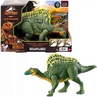 OURANOSAURUS RUGE E ATACA CAMP CRETACEOUS DINO ESCAPE OURANOSSAURO MATTEL