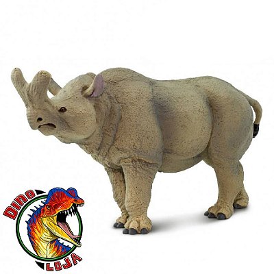 MEGACEROPS WILD SAFARI MAMÍFERO PRÉ-HISTÓRICO DE BRINQUEDO RÉPLICA EDUCATIVA