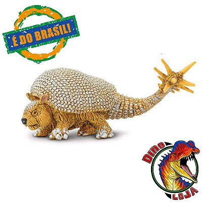 DOEDICURUS WILD SAFARI MAMÍFERO TATU GIGANTE PRÉ-HISTÓRICO DE BRINQUEDO SAFARI LTD.