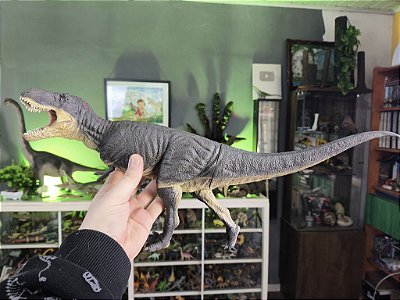 TYRANNOSAURUS REX SEGA CINZA DINOSSAURO VINIL COLECIONÁVEL JAPONÊS TIRANOSSAURO