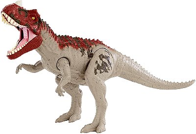 CERATOSAURUS MATTEL RUGE E ATACA DINO ESCAPE JURASSIC WORLD CERATOSSAURO DINOS COM SONS