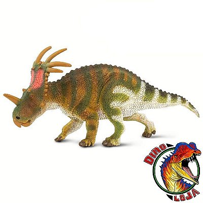 STYRACOSAURUS WILD SAFARI 2019 DINOSSAURO HERBÍVORO SAFARI LTD. RÉPLICA DE ESTIRACOSSAURO