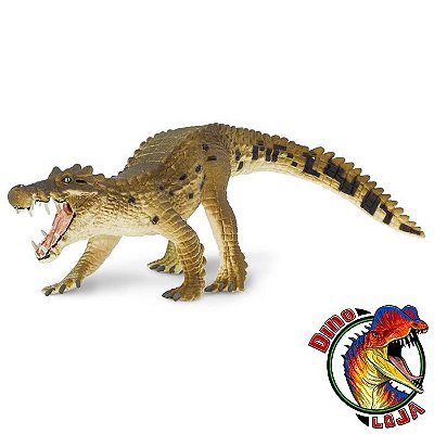 KAPROSUCHUS SAFARI MINIATURA DE DINOSSAURO WILD SAFARI BONECO IMPORTADO