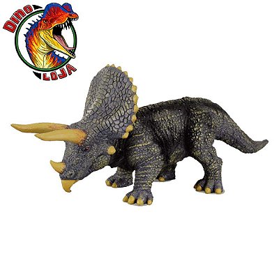 TRICERATOPS COLLECTA 2007 BRINQUEDO DE DINOSSAURO IMPORTADO RÉPLICA DINO COM CHIFRE [USADO]