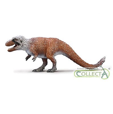 NANUQSAURUS ESPREITANDO COLLECTA 2024 MINIATURA DINO EMPLUMADO CARNÍVORO