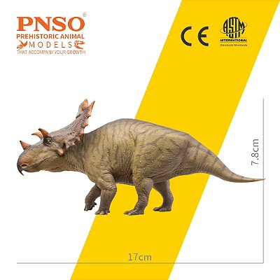 SPICLYPEUS PNSO JUDITH RÉPLICA DE DINOSSAURO CHIFRUDO MINIATURA CIENTÍFICA