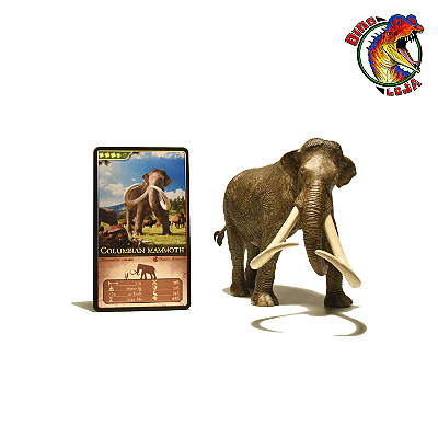 MAMUTE COLUMBIANO FIGURA MAMÍFERO ERA DO GELO MINIATURA EOFAUNA