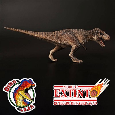 TIRANOSSAURO REX KILLER QUEEN REBOR MARROM PLANÍCIE MINIATURA DE T-REX DINOSSAURO COLECIONÁVEL