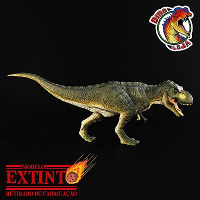 TIRANOSSAURO REX KILLER QUEEN REBOR VERDE SELVA MINIATURA DE T-REX DINOSSAURO COLECIONÁVEL