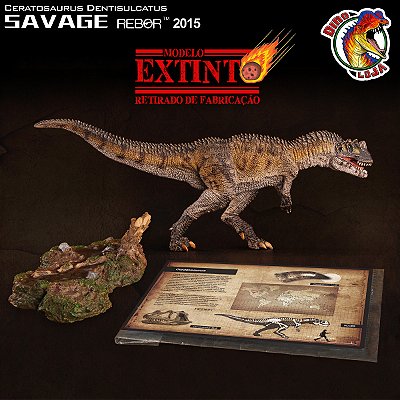 CERATOSAURUS REBOR SAVAGE 2015 DINOSSAURO COLECIONÁVEL IMPORTADO CERATOSSAURO