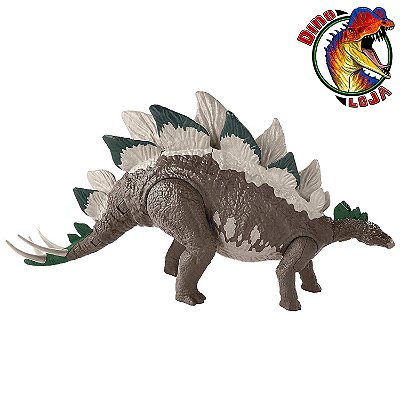 STEGOSAURUS DINO RIVALS [USADO] JURASSIC WORLD DINOSSAUROS DE BATALHA MATTEL ESTEGOSSAURO