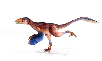 DEINONYCHUS ANTIRRHOPUS CYBERZOIC FIGURA DE DINOSSAURO RAPTOR ARTICULADO