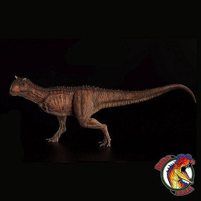 CARNOTAURUS NANMU VERMELHO FIGURA DINOSSAURO JURASSIC WORLD DINOSSAUROS DE COLEÇÃO