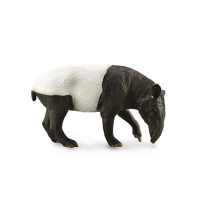 TAPIR-MALAIO ANTA COLLECTA MINIATURA DE ANIMAL SELVAGEM MAMÍFERO