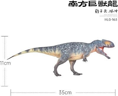 GIGANOTOSAURUS HAOLONGGOOD AZUL DINOSSAURO CARNÍVORO MODELO CIENTÍFICO