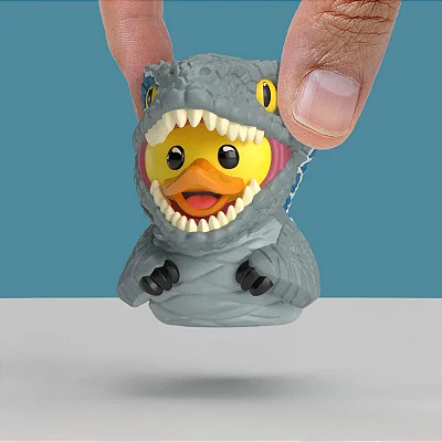 VELOCIRAPTOR BETA MINI TUBBZ JURASSIC PARK PATO DE BORRACHA COLECIONÁVEL