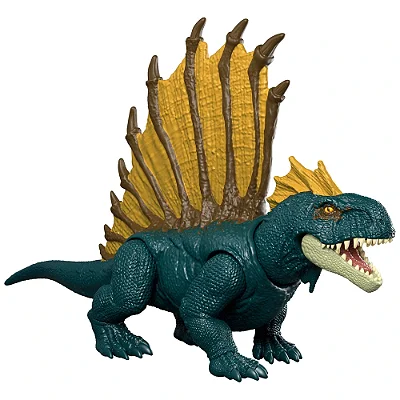 DIMETRODON MATTEL FRENZY PACK JURASSIC WORLD SURVIVAL MINIATURA DE SINÁPSIDO PERMIANO