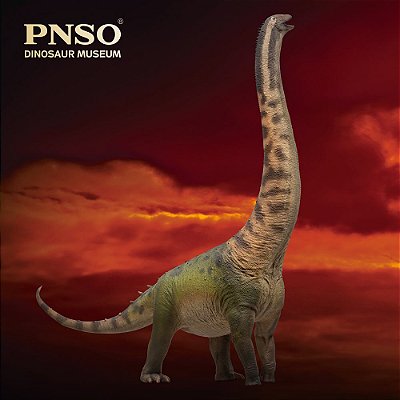 HONGKONGSAURUS PNSO "HUIGUI" RÉPLICA DE DINOSSAURO PESCOÇUDO MINIATURA DE PVC TITANOSSAURÍDEO