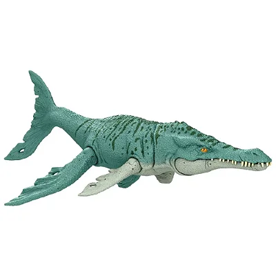 TORVONEUSTES MATTEL FRENZY PACK JURASSIC WORLD REBIRTH MINIATURA DE CROCODILO MARINHO
