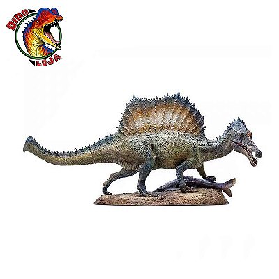 SPINOSAURUS PNSO RÉPLICA DE DINOSSAURO CARNÍVORO COM BASE ESCALA 1:35 MODELO CIENTÍFICO ESPINOSSAURO