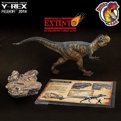 YUTYRANNUS REBOR Y-REX 2014 ESTATUETA DE DINOSSAURO EM PLÁSTICO YUTIRANO