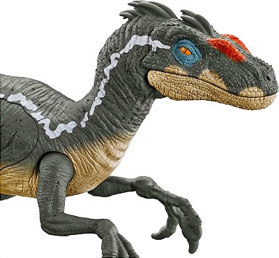 VELOCIRAPTOR MATTEL EPIC ATTACK ATAQUE COM GARRAS COM SOM E LUZ JURASSIC PARK 3