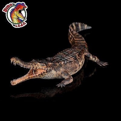 SARCOSUCHUS IMPERATOR HAOLONGGOOD 2026 MARROM CROCODILO PRÉ-HISTÓRICO GIGANTE SARCOSUCO
