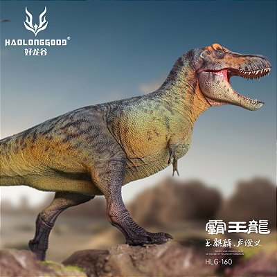 TYRANNOSAURUS AZUL HAOLONGGOOD 2025 "LU JUN YI" DINOSSAURO CARNÍVORO MODELO CIENTÍFICO T.REX TIRANOSSAURO