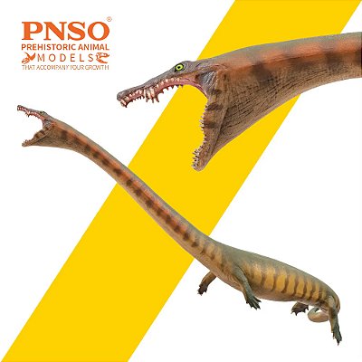 DINOCEPHALOSAURUS PNSO "XIAOCHONG" FIGURA DE RÉPTIL MARINHO TRIÁSSICO MINIATURA CIENTÍFICA