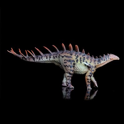 DACENTRURUS HAOLONGGOOD MARROM MINIATURA DINOSSAURO ESTEGOSSAURÍDEO ESPINHOSO