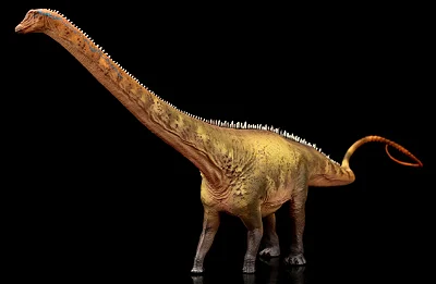DIPLODOCUS HAOLONGGOOD AMARELO DINOSSAURO MINIATURA COLECIONÁVEL DE DIPLODOCO