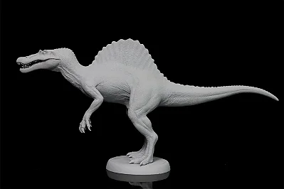SPINOSAURUS NANMU 2.0 JURASSIC PARK 3 KIT SEM PINTURA ESTÁTUA DE DINOSSAURO ESPINOSSAURO