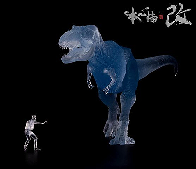 TYRANNOSAURUS REX NANMU 2020 TRANSPARENTE FIGURA DINOSSAURO JURASSIC WORLD DINOSSAUROS DE COLEÇÃO