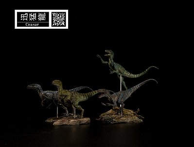 VELOCIRAPTOR SQUAD NANMU "CEASAR" 2020 CONJUNTO DINOSSAUROS CARNÍVOROS RAPTORES JURASSIC WORLD